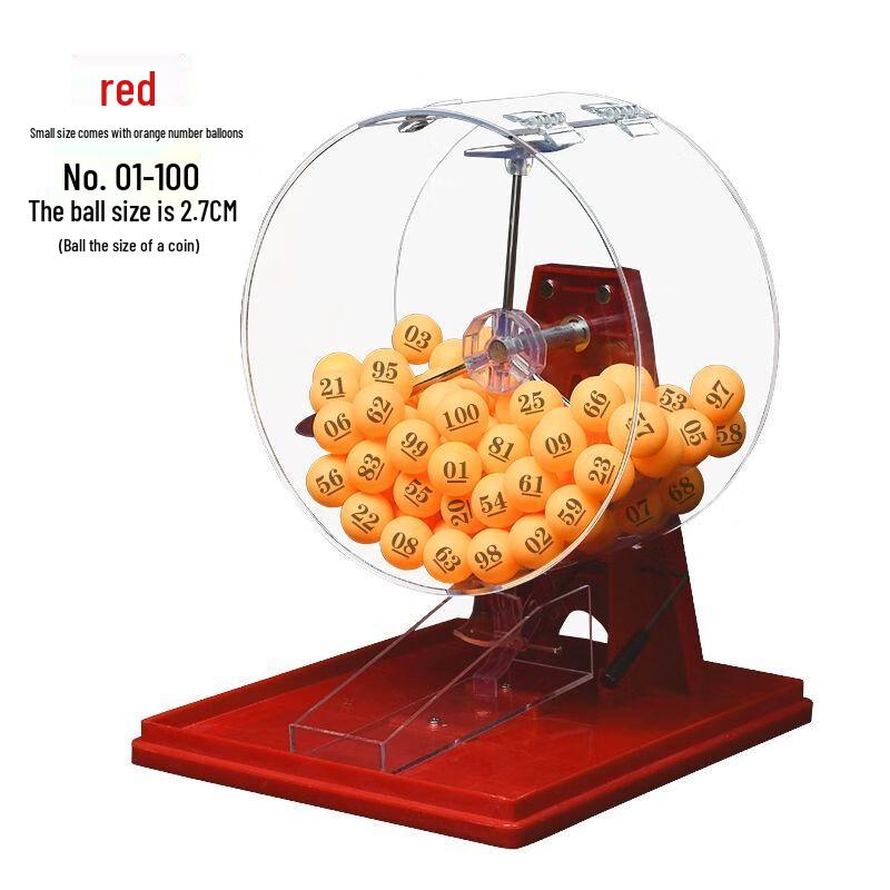 Acrylic Manual Lucky Draw Turntable and Lottery Box