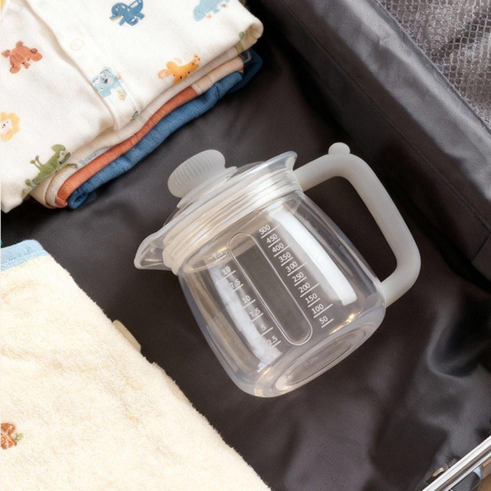 Leakproof Silicone Teapot 500ml Capacity Milk Jug Multipurpose Coffee Carafe  Juice Serving