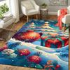 1Pc Christmas Night Fantasy Rug Office Carpet Indoor Outdoor Doormat Nonslip Soft Living Room Christmas Halloween Gift D922218