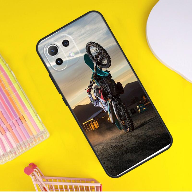 Moto Cross Motorcycle Sports Cover For Xiaomi 14T Pro 11T 12T 13T 13 14 Ultra POCO X7 Pro X3 X5 F3 F5 F6 M6 X6 Pro Case