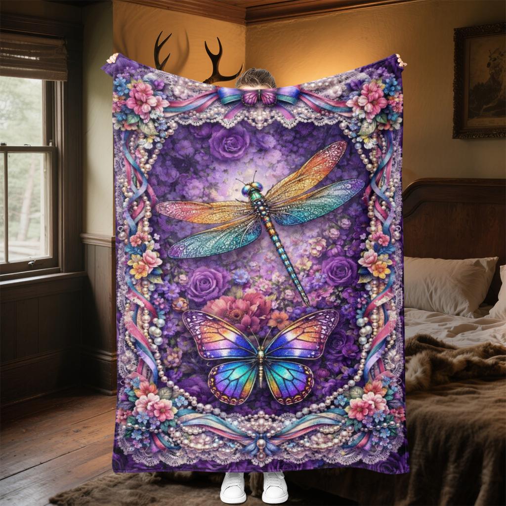 Magical Unicorn Fantasy Throw Soft Comfortable All Seasons Blanket Perfect Gift Couch Office Nap Outdoor Travel Blanket