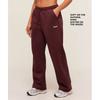 Gymshark Cosy Luxe Straight Leg Joggers Rich Maroon B4c2o Nbzq