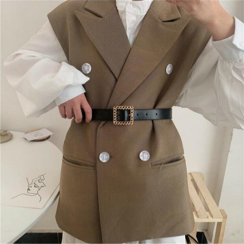 Fashionable Twisted Versatile Buckle Belt For Women Ideal For Seasonal Outfits