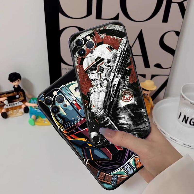 Star Wars Mandalorian New High-End Shell Phone Case for Redmi Note 10 11 12 Pro Max 10S 10C 10T 11A 11S 12S 12C