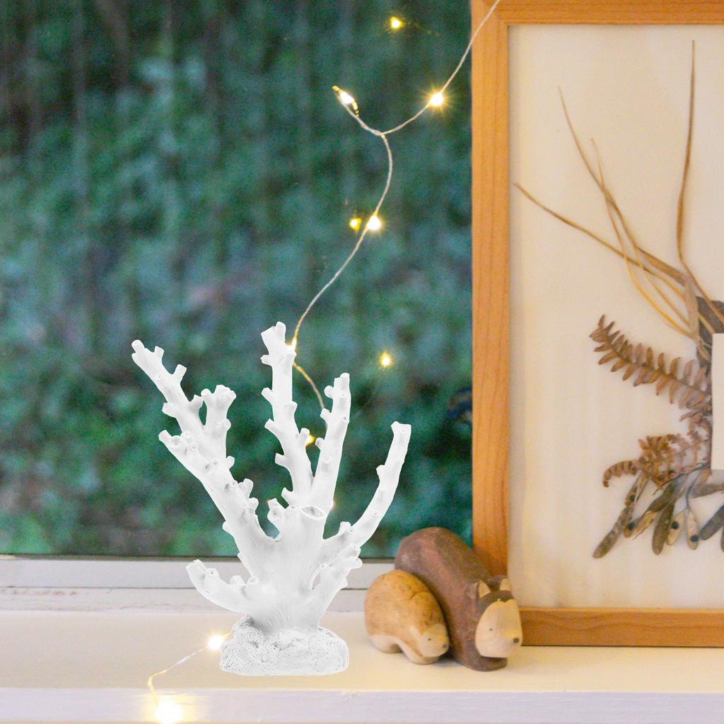 1pcs Ornament Resin Landscape Coral For Fish Tank Artificial Underwater Coral Aquarium Decor Small Fish Tank Decorations