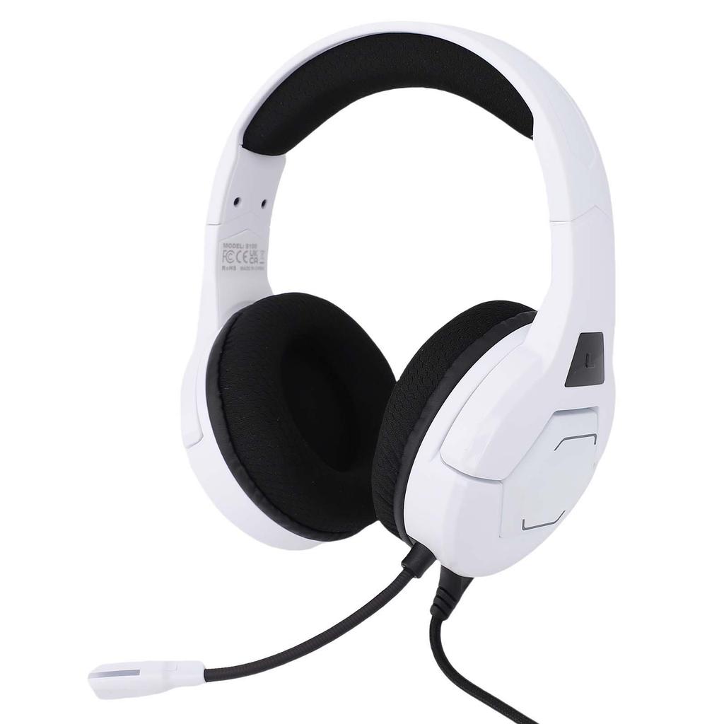 3.5mm Gaming Headset with Directional Microphone, Over Ear Game Headset with RGB Lighting, Volume Control for Smartphone, Laptop, Desktop PC, Gami