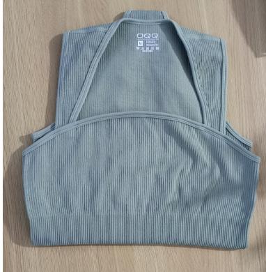 European And American New Women'S Sexy Ribbed Sleeveless Jumpsuit Body Sculpting High Elastic Abdomen Lifting Hip Slim Jumpsuit