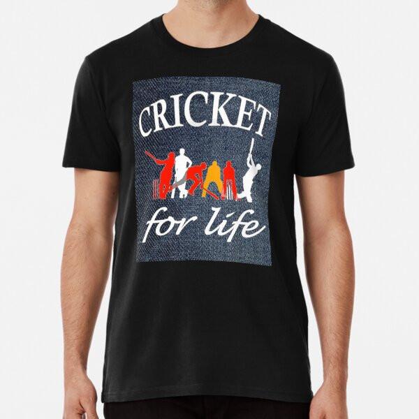Cricket For Life Premium T-Shirt S To 5XL Made In the AU/USA T-Shirt