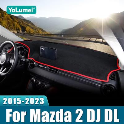 For Mazda 2 DJ DL 2015 2016 2017 2018 Car Dashboard Cover Sun Shade Non-slip Mat Interior Accessories