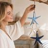 Hanging Lighted Wooden Fish Wall Decor Mediterranean Decorative Starfish  Restaurant Wall Art
