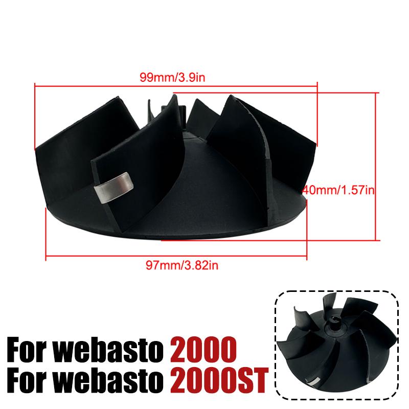 2x Moteur de Ventilateur de Chauffage à Air Diesel pour Voiture 2KW 5KW Roue à Ailettes Pour Eberspacher Airtronic D2 D4 D4S Pour Webasto Air Top 2000ST
