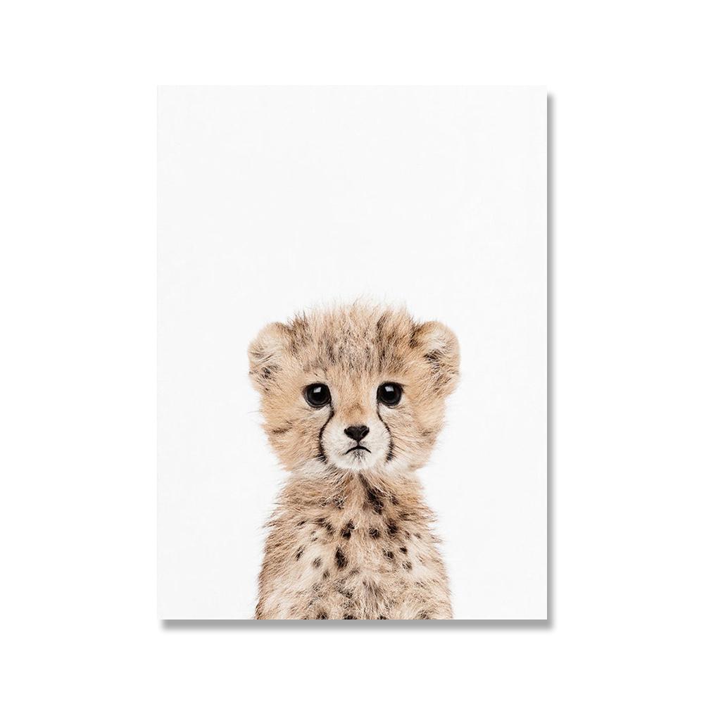 Giraffe Panda Elefant Leinwand Poster für Kinderzimmer Wand Kunst Bild Druck Tier Leinwand Malerei Nordic Kid Baby Schlafzimmer Kunst