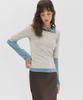 ANDNEEDS Bien 3/4 Sleeve Tee (Melange Gray)
