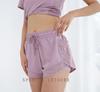 Damen Plus Size Schnelltrocknende Mesh Sport-Yoga-Shorts mit Anti-Exposure und Fake-Zweiteiler-Design
