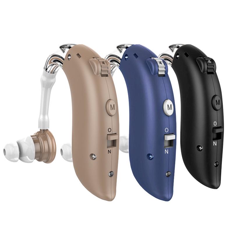 G Cross-Border 25 Wireless Behind-the-Ear Hearing Aid: USB-Adjustable, Noise-Reducing, Long Battery Life, Ideal for Elderly with Hearing Loss.