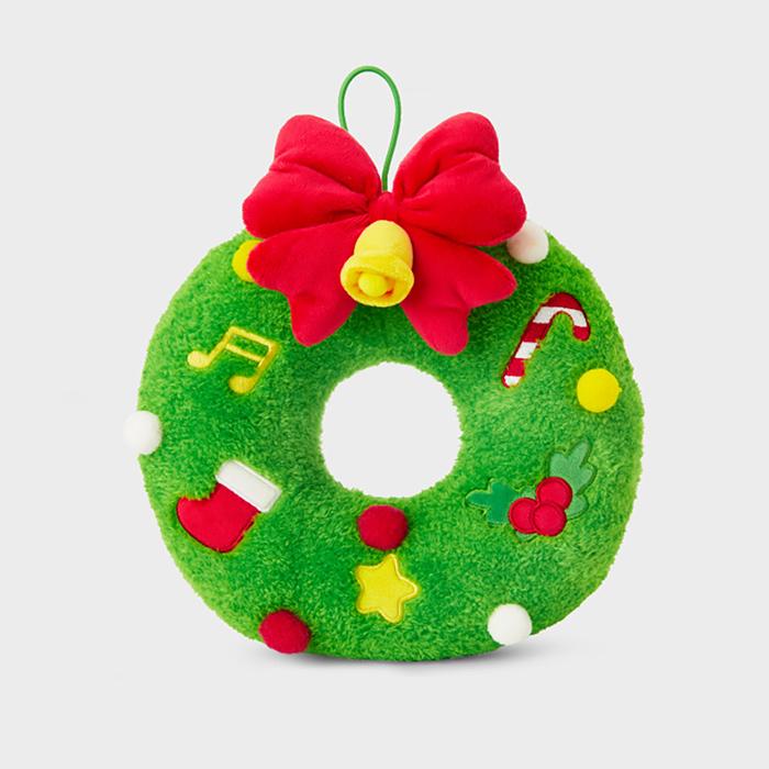 LINE FRIENDS TRUZ Mini MININI Holiday Plush Doll Wreath