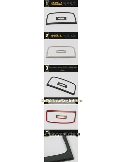 D60 Rear Air Outlet Decorative Frame - Stainless Steel Accessory