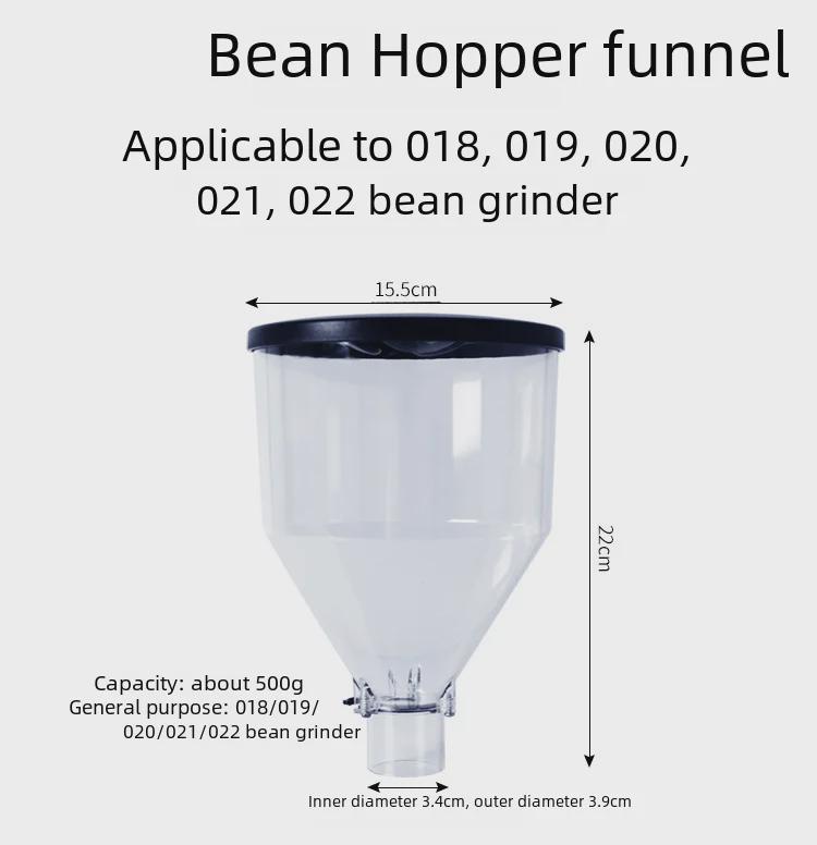 Elektrisk kaffekvarn med liten bönbehållare och rengöringstratt