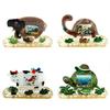 Elephant Cow for Turtle Photo Frame Pendant Silicone Mold Resin Casting Jewelry