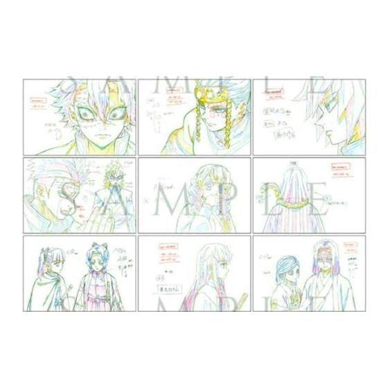 Movie Demon Slayer: Kimetsu no Yaiba: Mugen Train Original Postcard Set B/Scene Shot