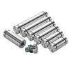 10pcs Stainless steel double-ended advertising nails mirror nails glass nails acrylic screws wall mounting screws solid screws