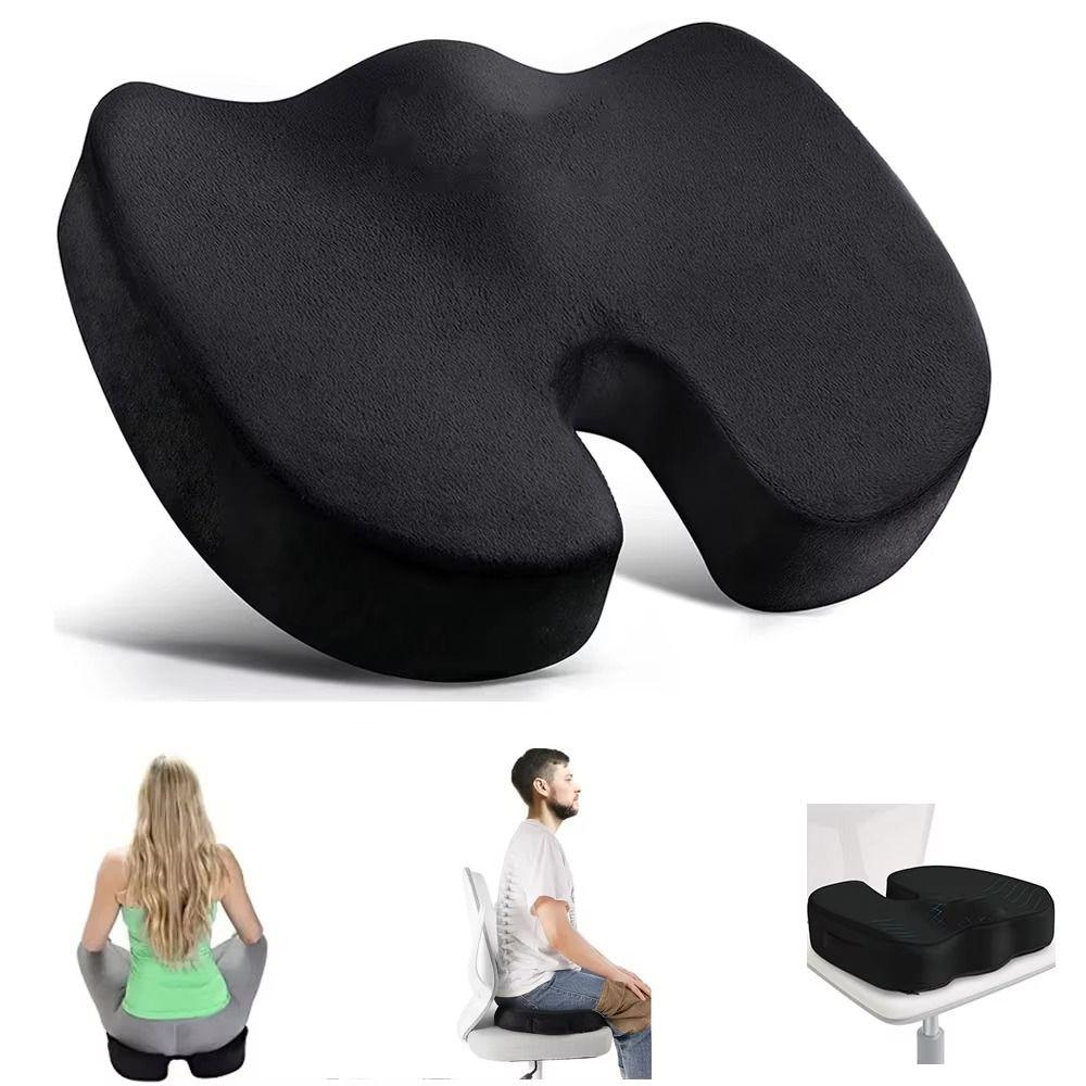 Non-slip Hemorrhoid Seat Cushion Slow Rebound Orthopedic Seat Cushion  for Home Office School