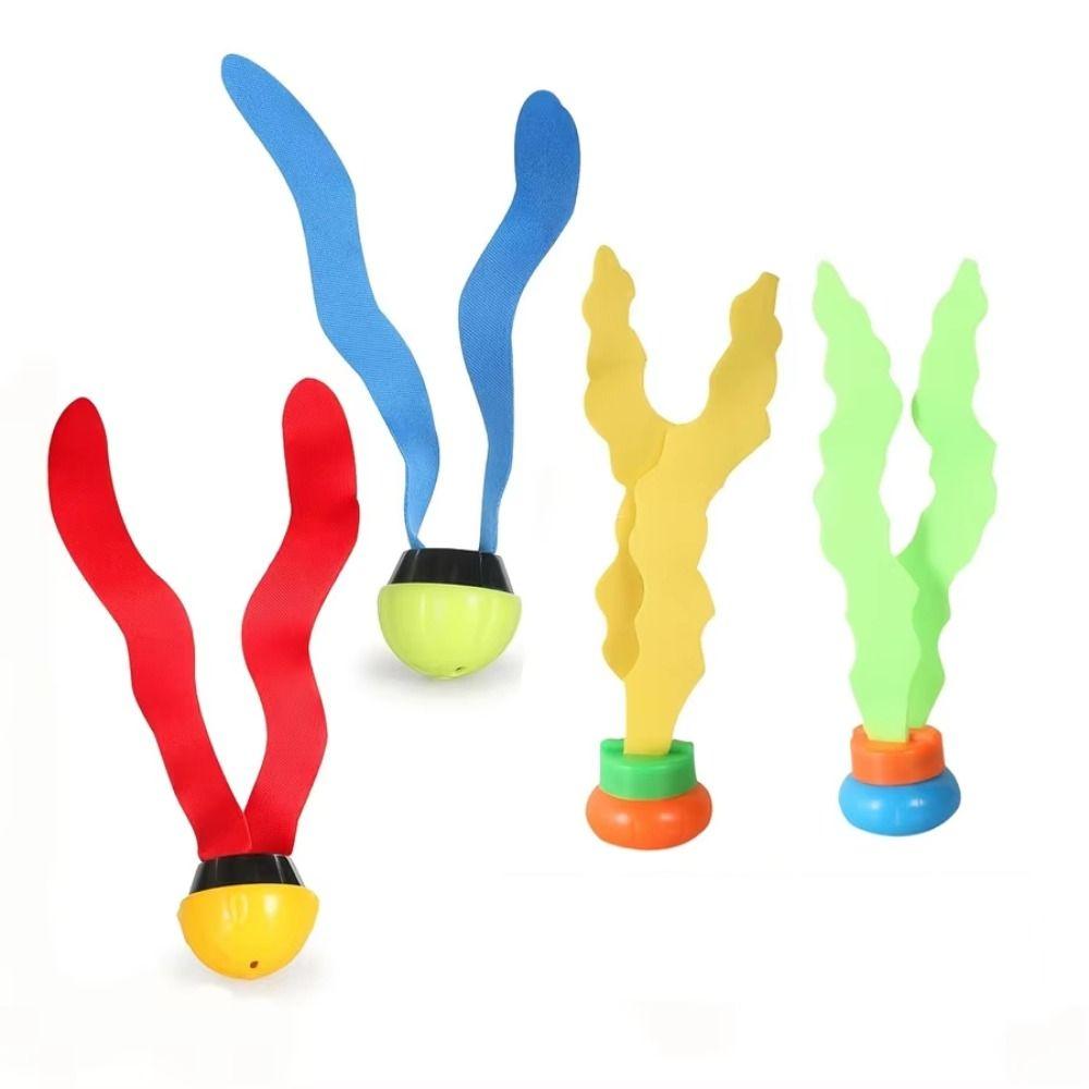 3PCS Bright Colors Diving Seaweed Toys Underwater Training Toys  For Boys Girls