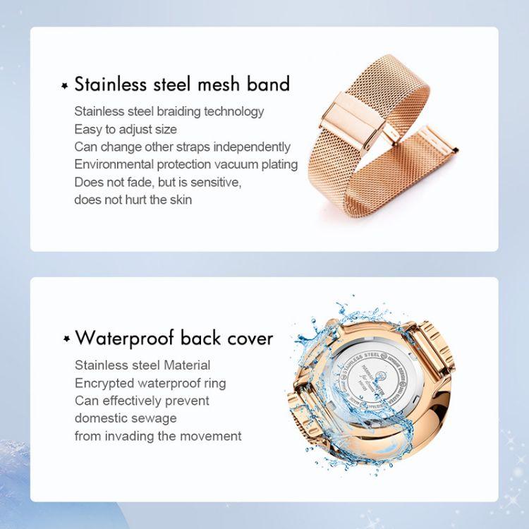 Luxury Women Wrist Watch Quartz Movement Wristwatch Moon Stars Night Flash Watches for Women