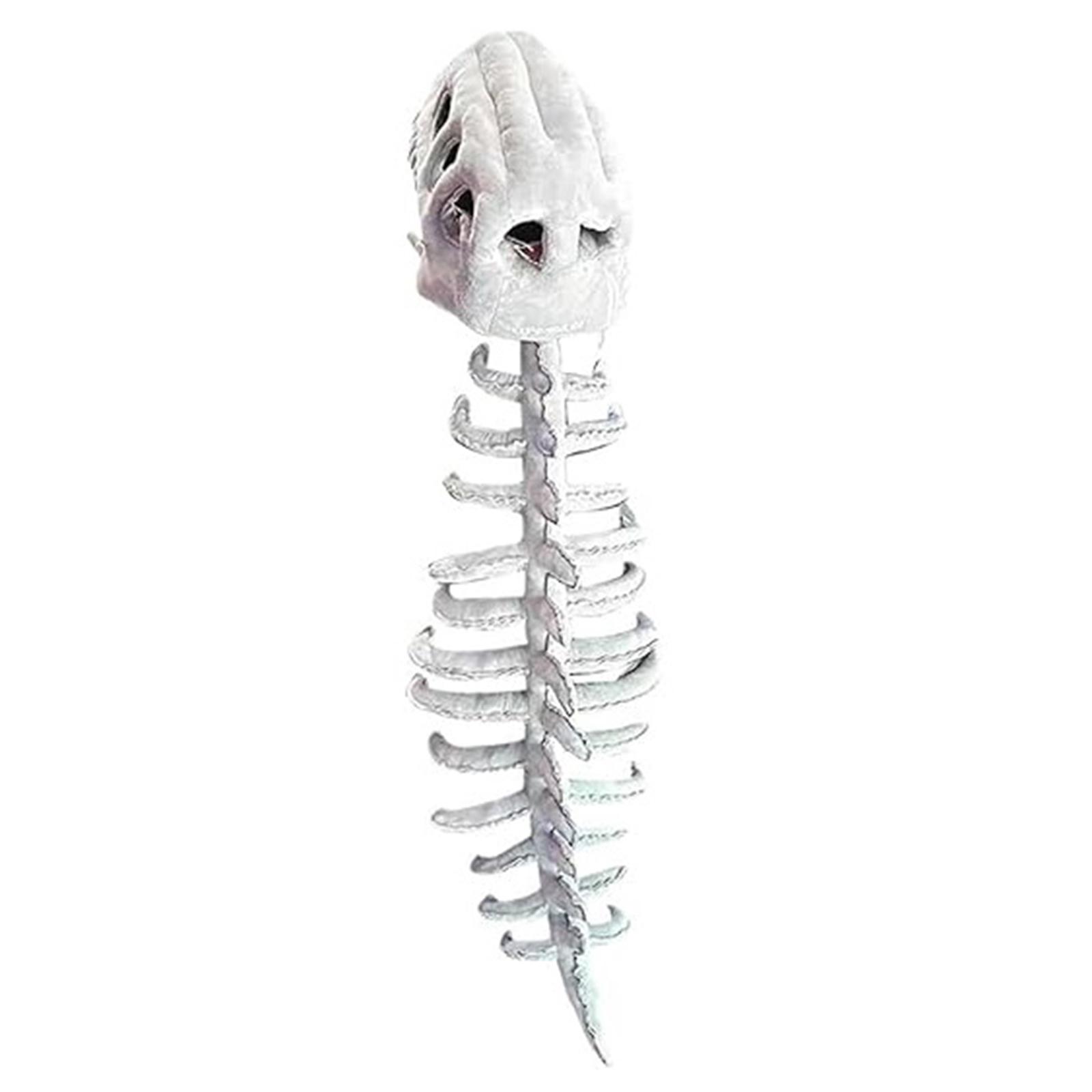 

Dinosaur Skeleton Cosplay Dress Up Clothing Children Adult Cute Wearable Halloween Party Cosplay Costumes Props Plush Toys Gift сірий колір