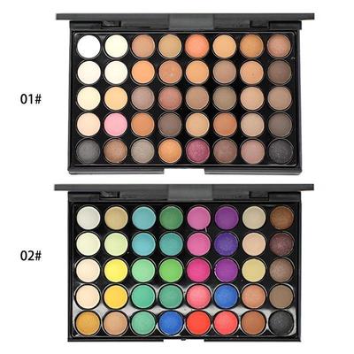 40 Colors Eyeshadow Multi-color Palette Matte Pearl Earth Color Eyeshadow Box Smoky Makeup Multi-color Palette