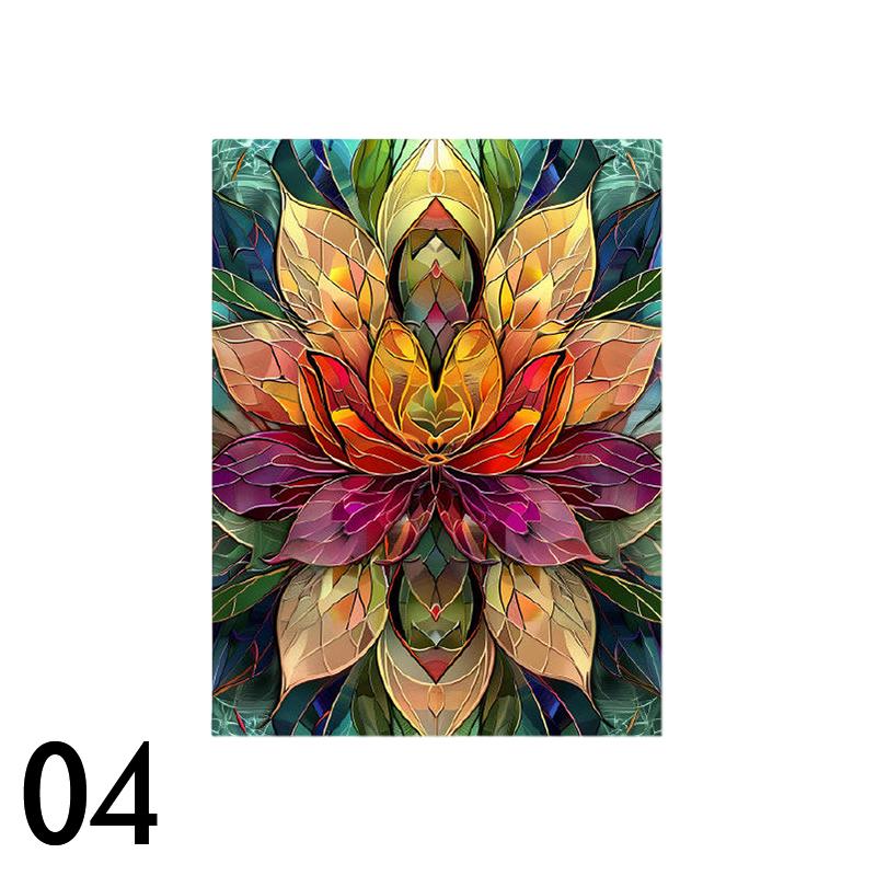 Colorful Stained Glass Film Self-adhesive Frosted Opaque Window Film Toilet Hotel Club Art Decoration Privacy Window Films