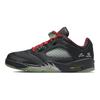 CLOT x Air Jordan 5 Retro Low Jade Scarpe da ginnastica unisex Nero Classico-Giada Fuoco-Rosso DM4640-036