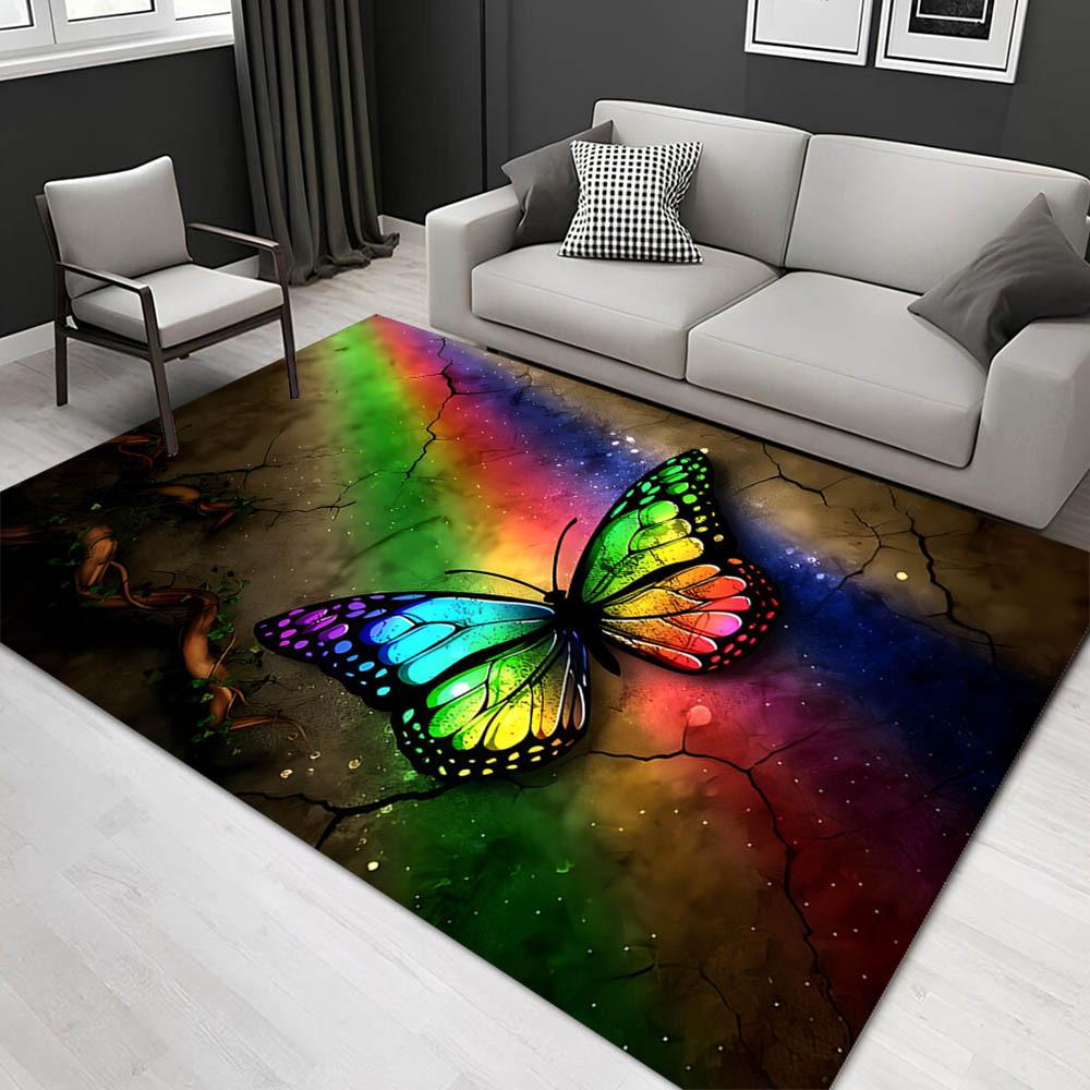 

1pc 23730346750 Pattern Carpet, Area Rug For Living Room Bedroom Room Bed Chair Laundry Entryway Corridor Yard Non-slip Outdoor Camping Rug 60cm by 90cm