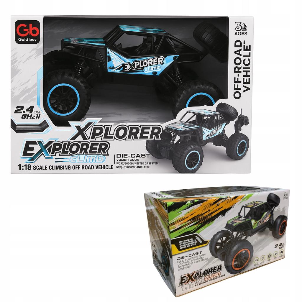 Samochód Na Pilot Rc Off Road 2,4Ghz Terenowy Duży 4X4 Dla Dzieci Prezent
