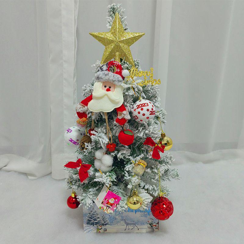 White Christmas Tree Set with 1m, 1.5m, 1.8m Trees - Snow-Decorated Holiday Decor for Home