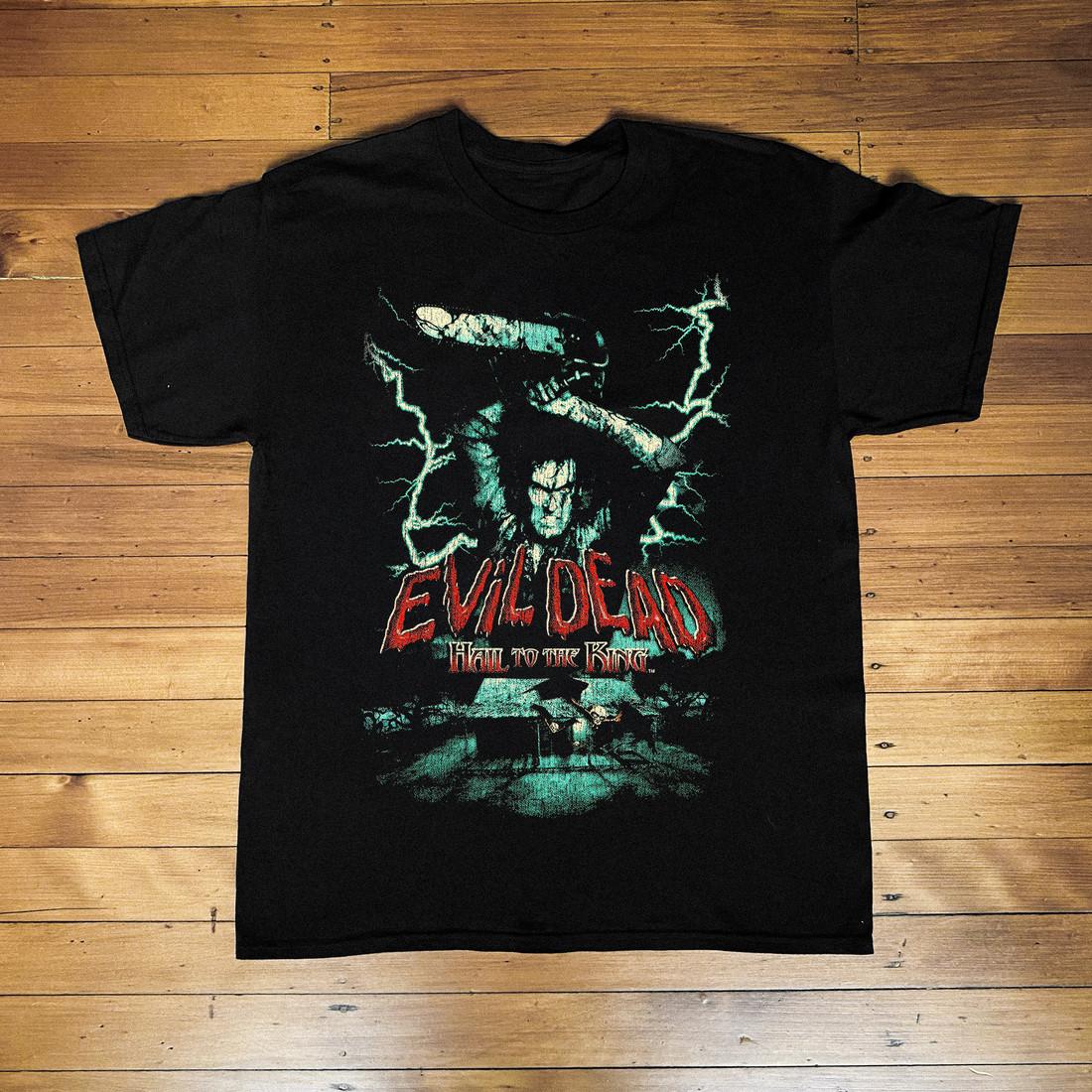 2000 The Evil Dead Hail To The King Dreamcast T-Shirt Vintage Horror Game Tee S