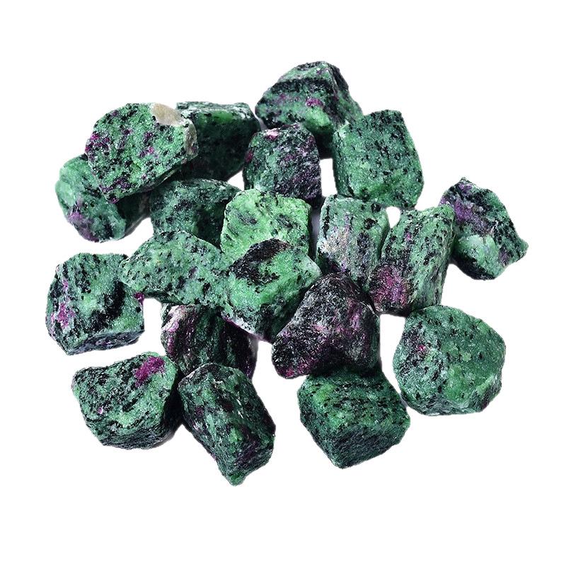 Ornamento Aromaterapêutico de Pedra Bruta de Rubi para Acalmar Emoções e Decoração de Casa Feng Shui