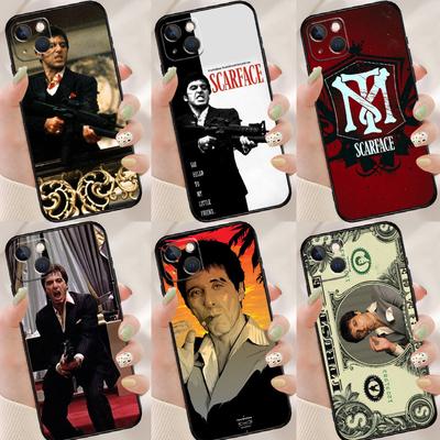 Scarface Al Pacino Tony Montana Skal För iPhone 13 12 11 14 Pro XS Max X XR 7 8 Plus SE2 12 13 Mini Baksida Skal Mobilskal