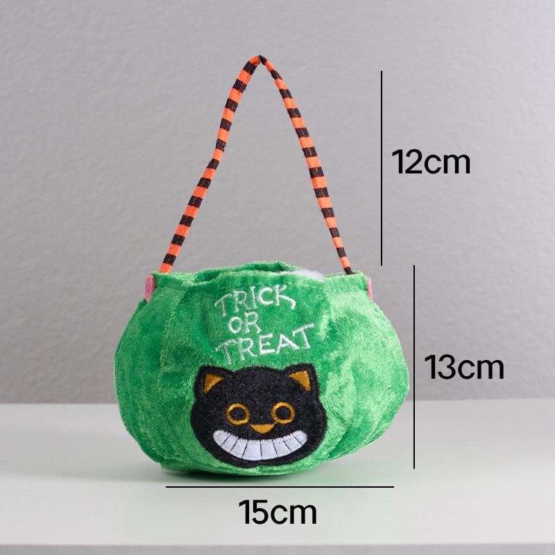 Children s Halloween Pumpkin Trick-or-Treat Flannel Bag and Decoration Prop