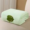 Baby Bath Towel Super Soft Absorbent Bath Fast-Drying Towel Cartoon Embroidery Blanket Coral Fleece Thickened