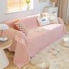 Warm yarn Sofa Towel Thicken Velvet Casual Sectional Sofa Cover Comfortable Sofa Blanket for Pets Anti-slip Protection Solid