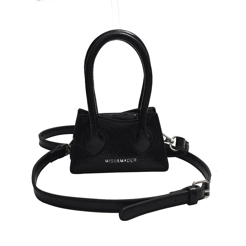Mini Small Bag 2025 Spring/Summer New Korean Version Fashionable, Simple and Versatile Women's Hand-worn Crossbody Small Square Bag PU