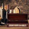 Vintage Wooden Red Wine Champagne Single Bottle Packing Storage Box Wedding Birthday Gift Wood Wine Box Wooden Wine Storage Box