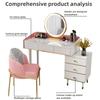 The Nordic Dresser Small Family Model Bedroom Contemporary Contracted with Lamp Light Decoration Lacquer That Bake Makeup Table