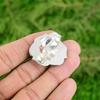 925 Sterling Silver Round Natural Labradorite Multi Stone Statement Flower Ring
