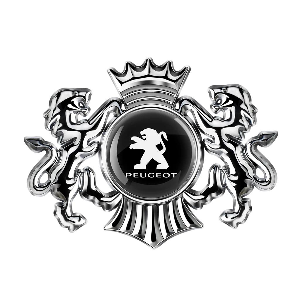 Car Sticker 2025 Hot 1Pcs 3D Metal Wings Emblem Car Side Mark Window Trunk Sticker Decal For Peugeot 207 3008 206 208 308 307 40