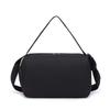 Women's solid color travel bag, fashionable sports dry and wet separation sports fitness bag, simple and versatile shoulder yoga bag
