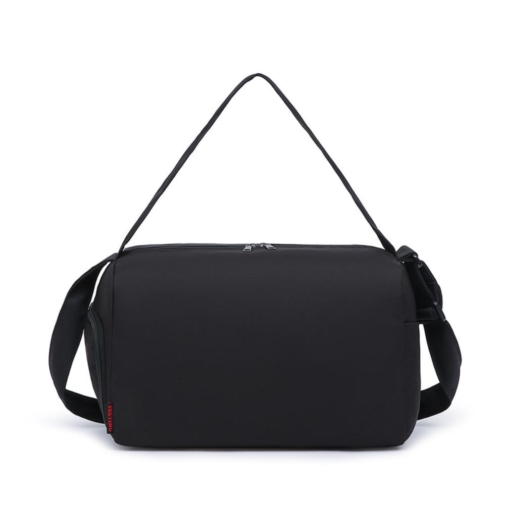 Women's solid color travel bag, fashionable sports dry and wet separation sports fitness bag, simple and versatile shoulder yoga bag