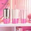 Anti Scald Cup Cover Glitter Silicone Boot for 40oz Tumblers, Non-Slip Sleeve 7.5cm Diameter Jelly Wrap Base Water Bottles, Translucent Tumbler Cover,