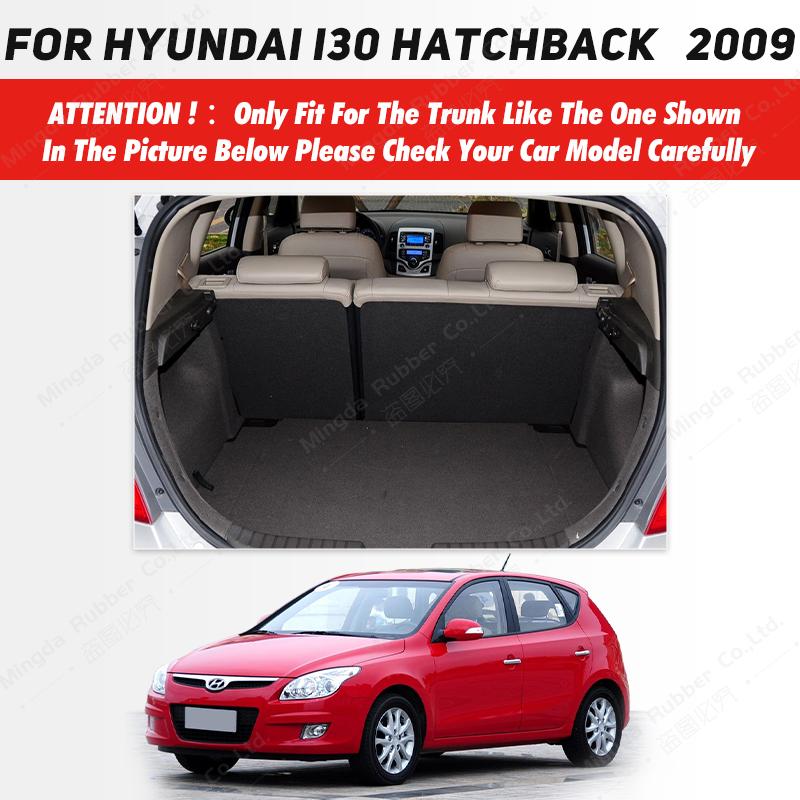 Kofferraummatte für Hyundai i30 Schrägheck 2009, individuelles Autozubehör, Auto-Innenraum